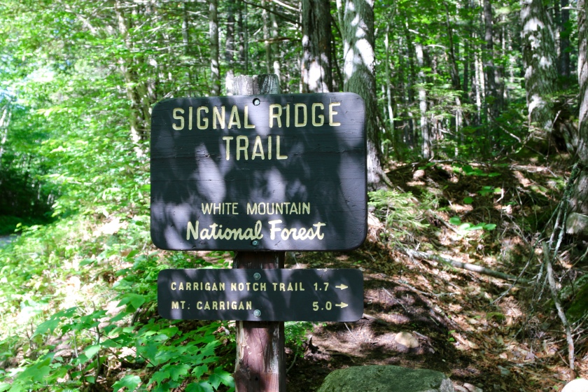 Trailhead for Signal Ridge Trail