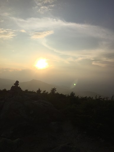 At the summit of South Twin