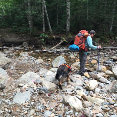 Water Crossing heading to Crawford's Depot